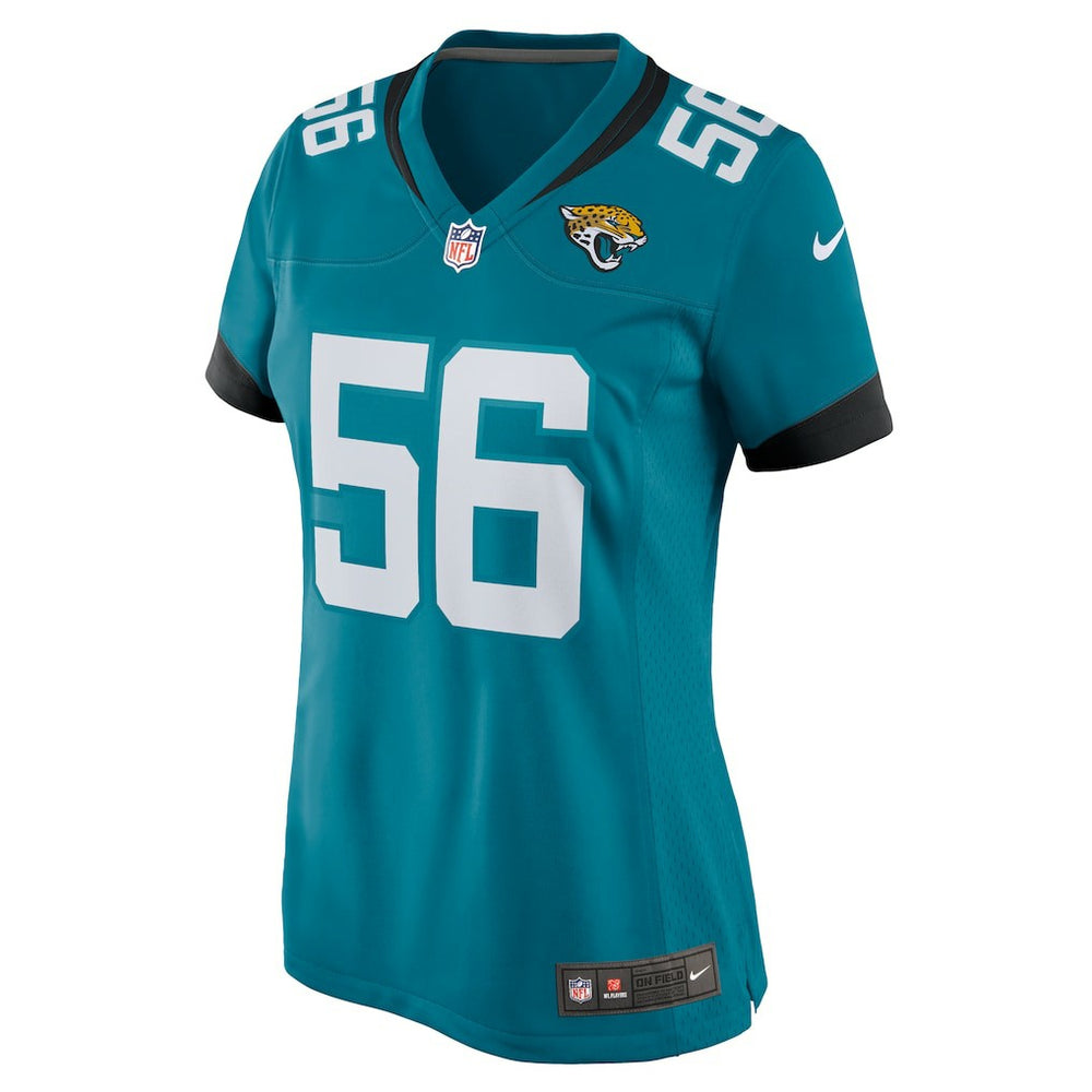 NFL Jacksonville Jaguars Yasir Abdullah  Women's Team Game Jersey