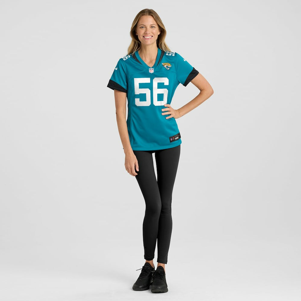 NFL Jacksonville Jaguars Yasir Abdullah  Women's Team Game Jersey