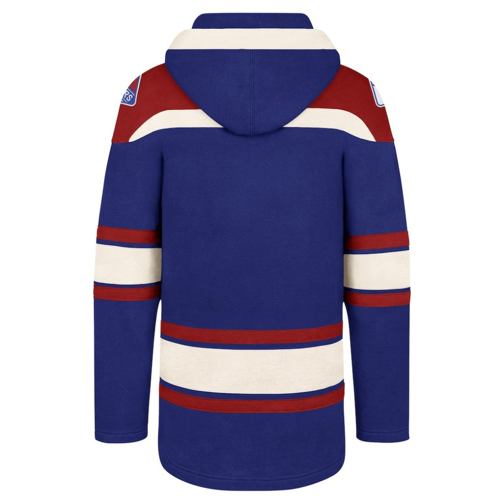 New York Rangers '47 Big & Tall Superior Lacer Pullover Hoodie
