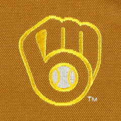 Milwaukee Brewers Dunbrooke Dakota Work Full-Zip Hoodie Jacket - Brown