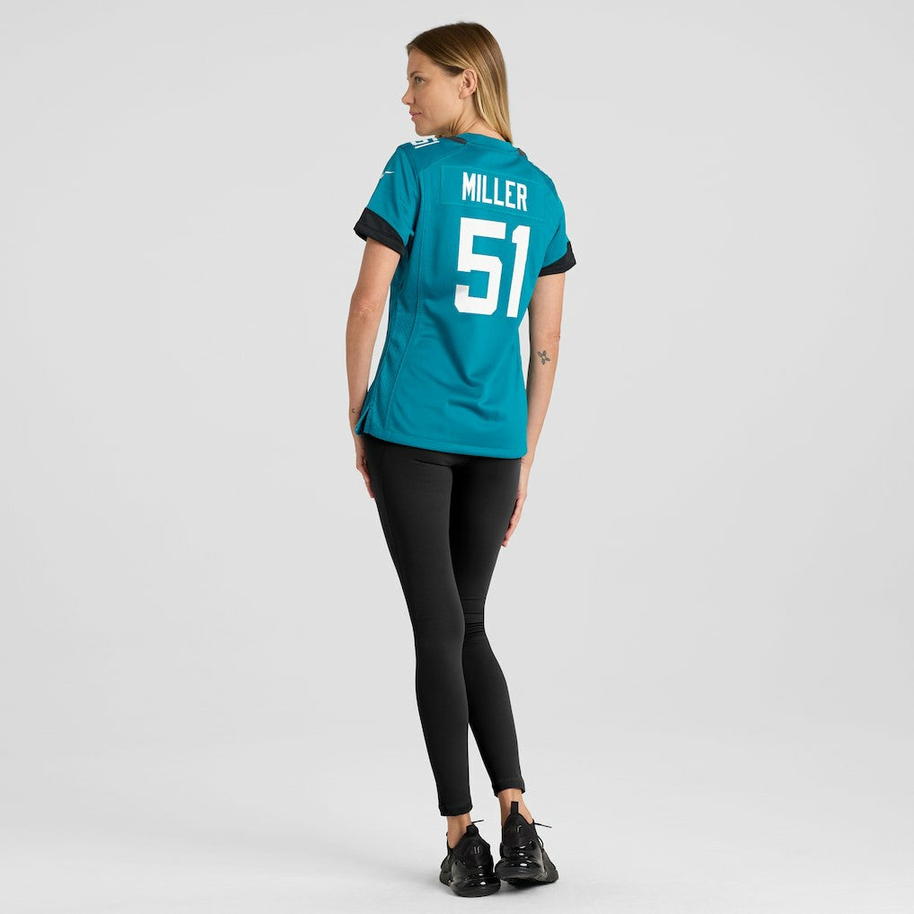 NFL Jacksonville Jaguars Ventrell Miller  Women's Game Jersey