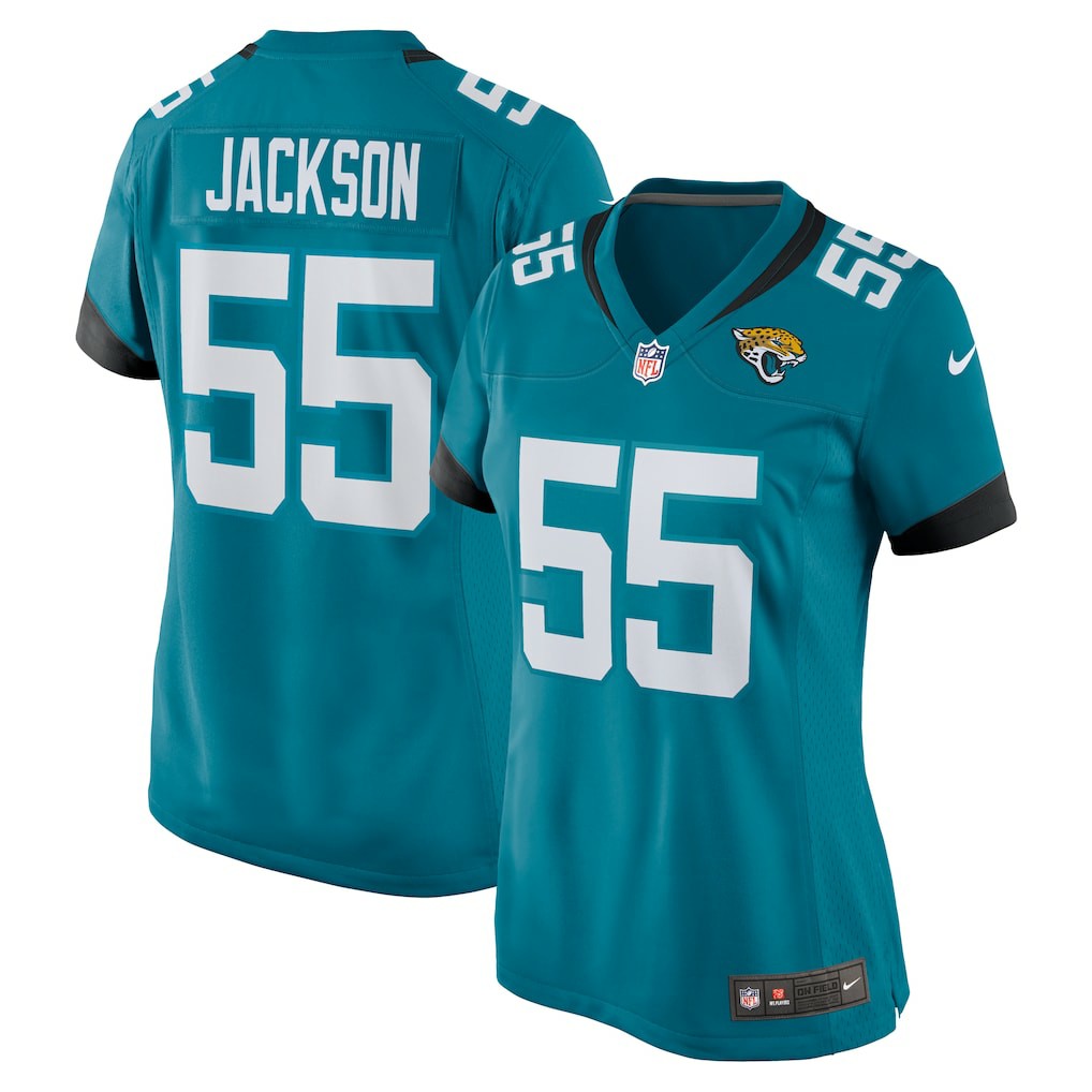 NFL Jacksonville Jaguars Dequan Jackson  Women's Game Jersey
