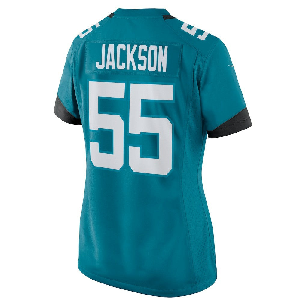 NFL Jacksonville Jaguars Dequan Jackson  Women's Game Jersey