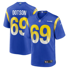 NFL Los Angeles Rams Kevin Dotson  Game Jersey