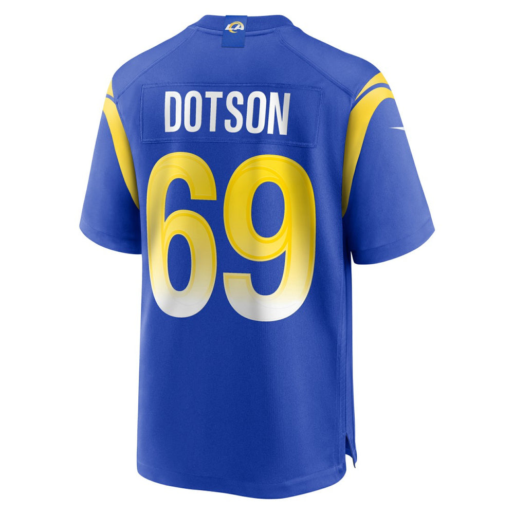 NFL Los Angeles Rams Kevin Dotson  Game Jersey