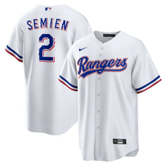 Marcus Semien Texas Rangers Youth Home Replica Player Jersey - White | Nike