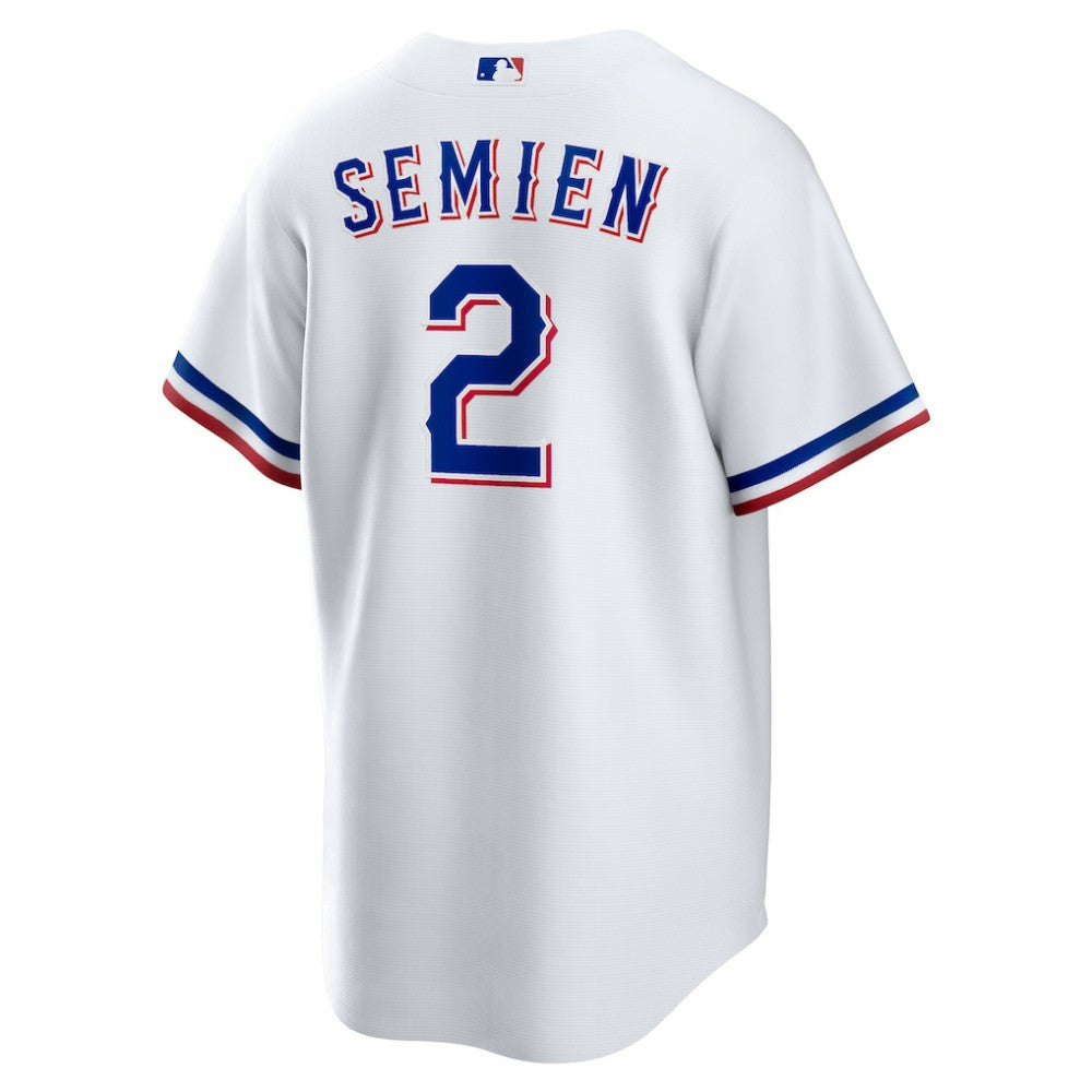 Marcus Semien Texas Rangers Youth Home Replica Player Jersey - White | Nike