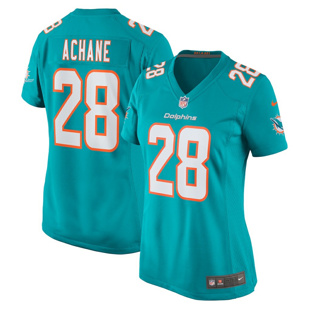 NFL Miami Dolphins Devon Achane  Women's Player Game Jersey