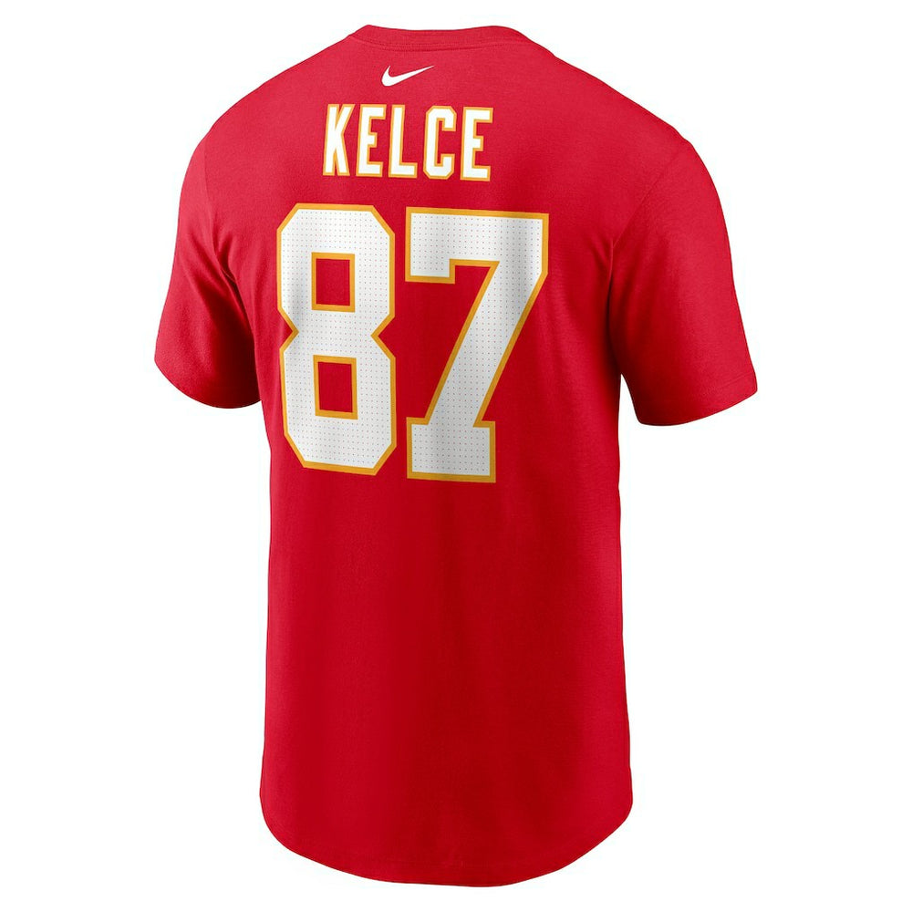 NFL Kansas City Chiefs Travis Kelce  Player Name & Number T-Shirt