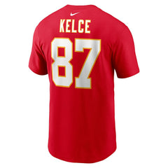 NFL Kansas City Chiefs Travis Kelce  Player Name & Number T-Shirt