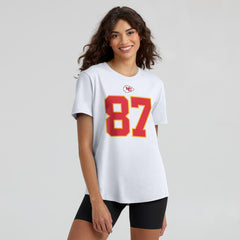 NFL Kansas City Chiefs Travis Kelce  Women's Player Name & Number T-Shirt