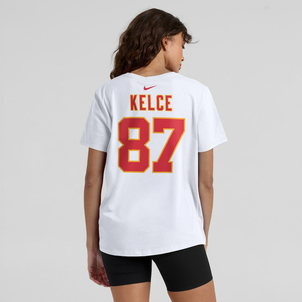 NFL Kansas City Chiefs Travis Kelce  Women's Player Name & Number T-Shirt