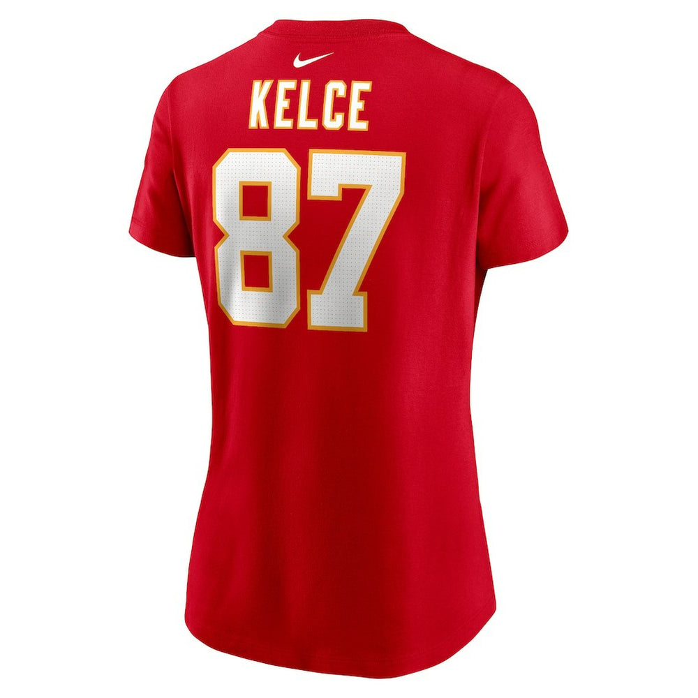 NFL Kansas City Chiefs Travis Kelce  Women's Player Name & Number T-Shirt