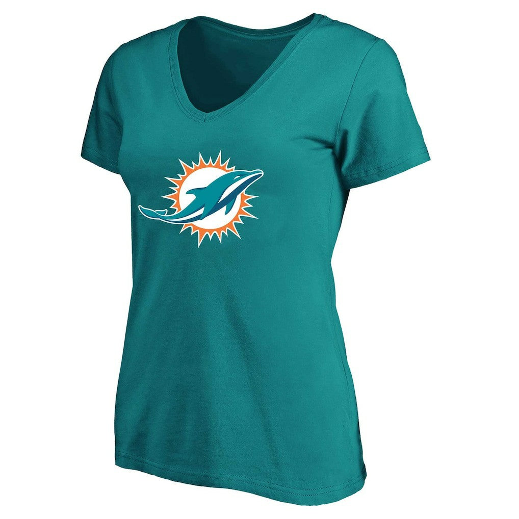 NFL Miami Dolphins Tyreek Hill  Women's Plus Size Fair Catch Name & Number Scoop Neck T-Shirt
