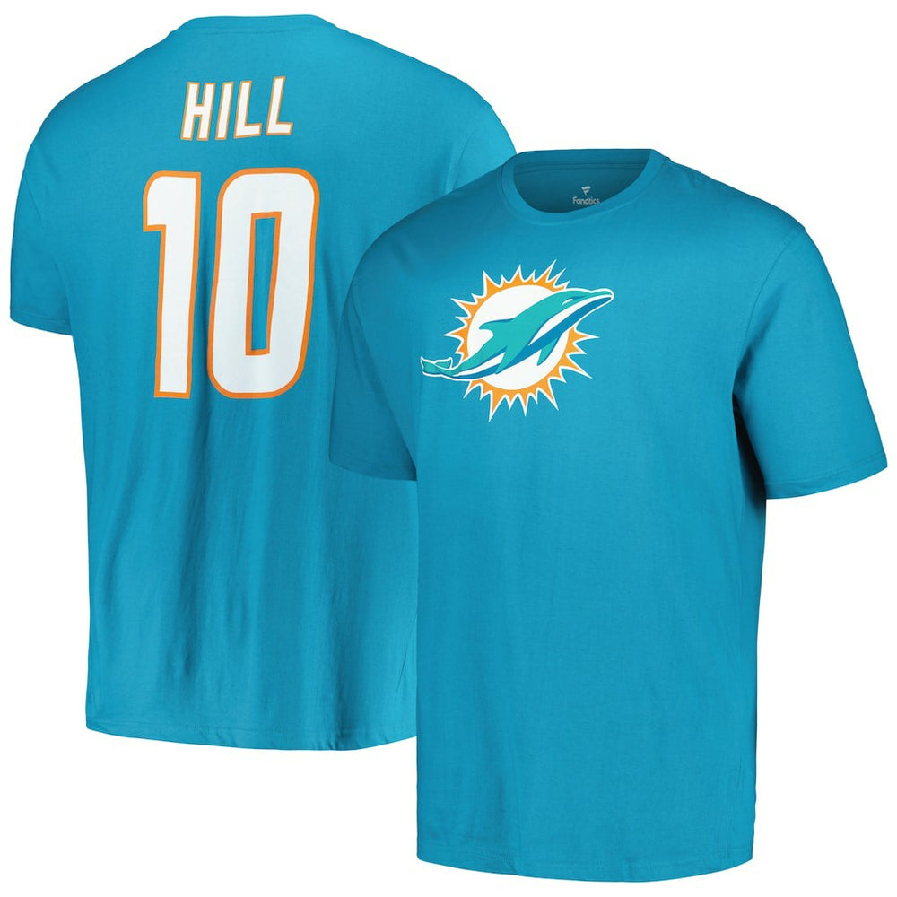 NFL Miami Dolphins Tyreek Hill  Big & Tall Player Name & Number T-Shirt