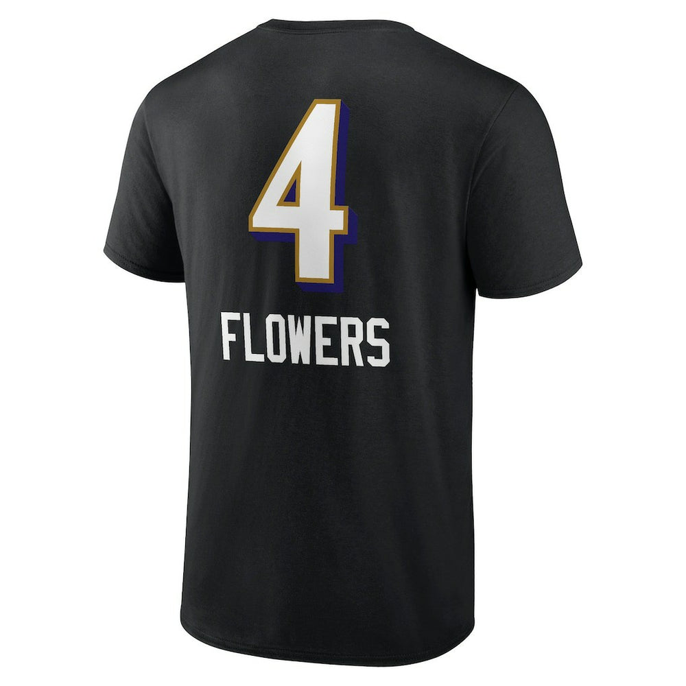 NFL Baltimore Ravens Zay Flowers  Team Wordmark Player Name & Number T-Shirt