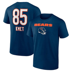 NFL Chicago Bears Cole Kmet  Team Wordmark Player Name & Number T-Shirt