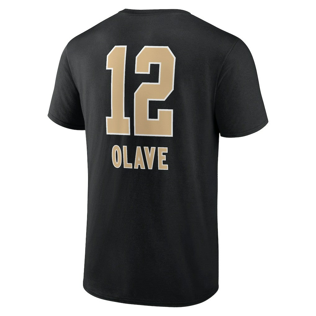 NFL New Orleans Saints Chris Olave  Team Wordmark Player Name & Number T-Shirt