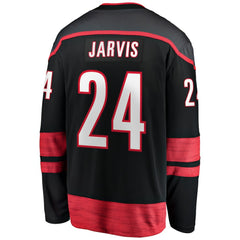 Seth Jarvis Carolina Hurricanes Fanatics Home Breakaway Jersey