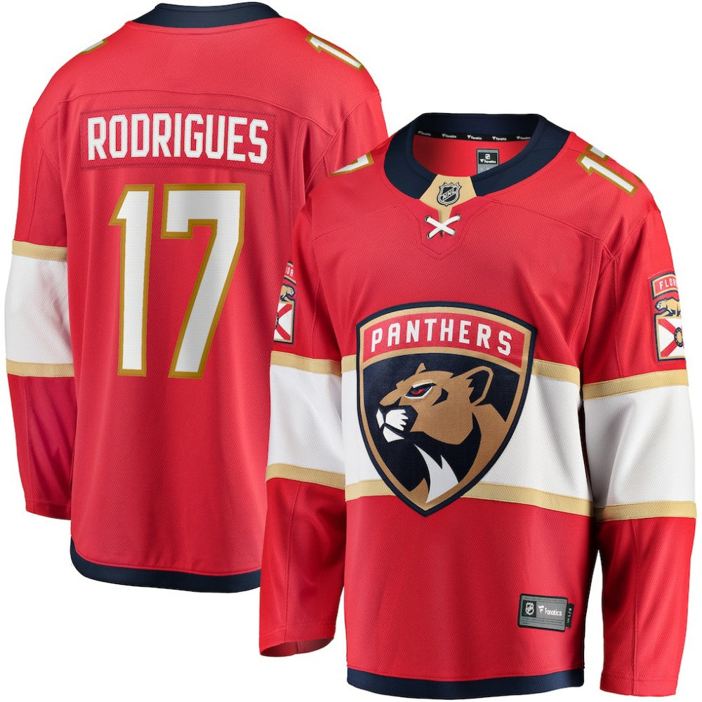 Evan Rodrigues Florida Panthers Fanatics Home Breakaway Jersey