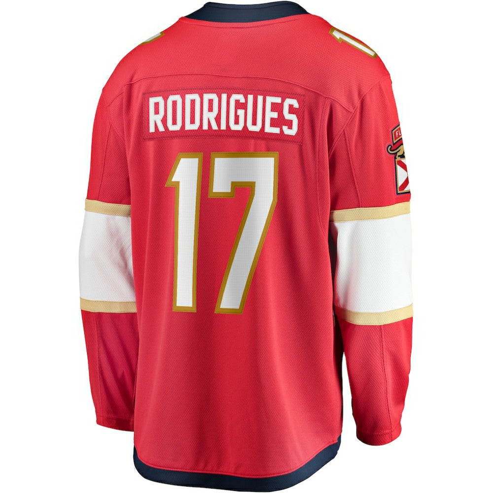 Evan Rodrigues Florida Panthers Fanatics Home Breakaway Jersey