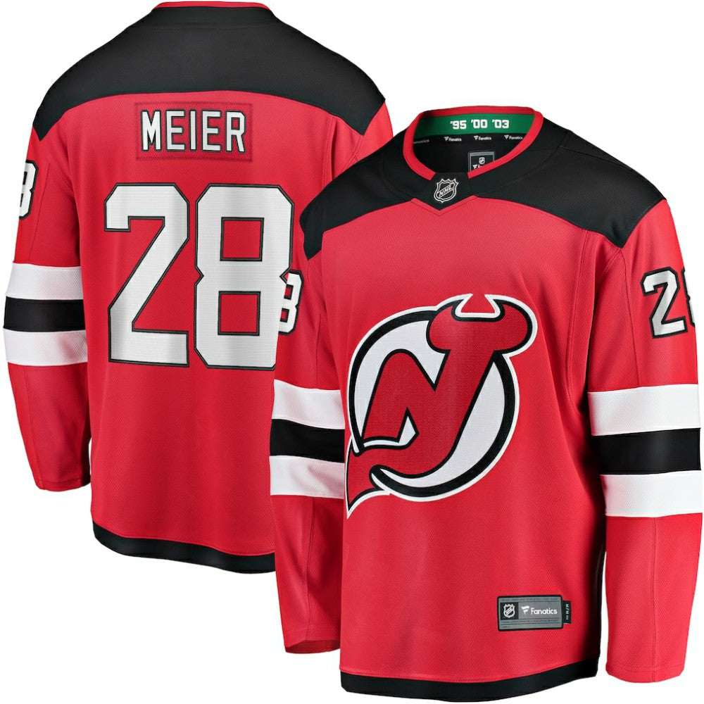 Timo Meier New Jersey Devils Fanatics Home Breakaway Jersey