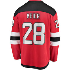 Timo Meier New Jersey Devils Fanatics Home Breakaway Jersey