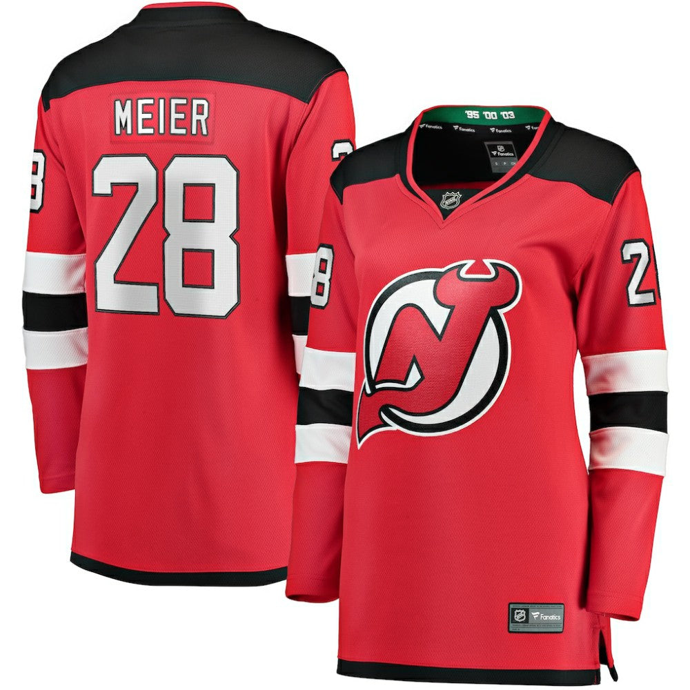 Timo Meier New Jersey Devils Fanatics Women's Home Breakaway Player Jersey