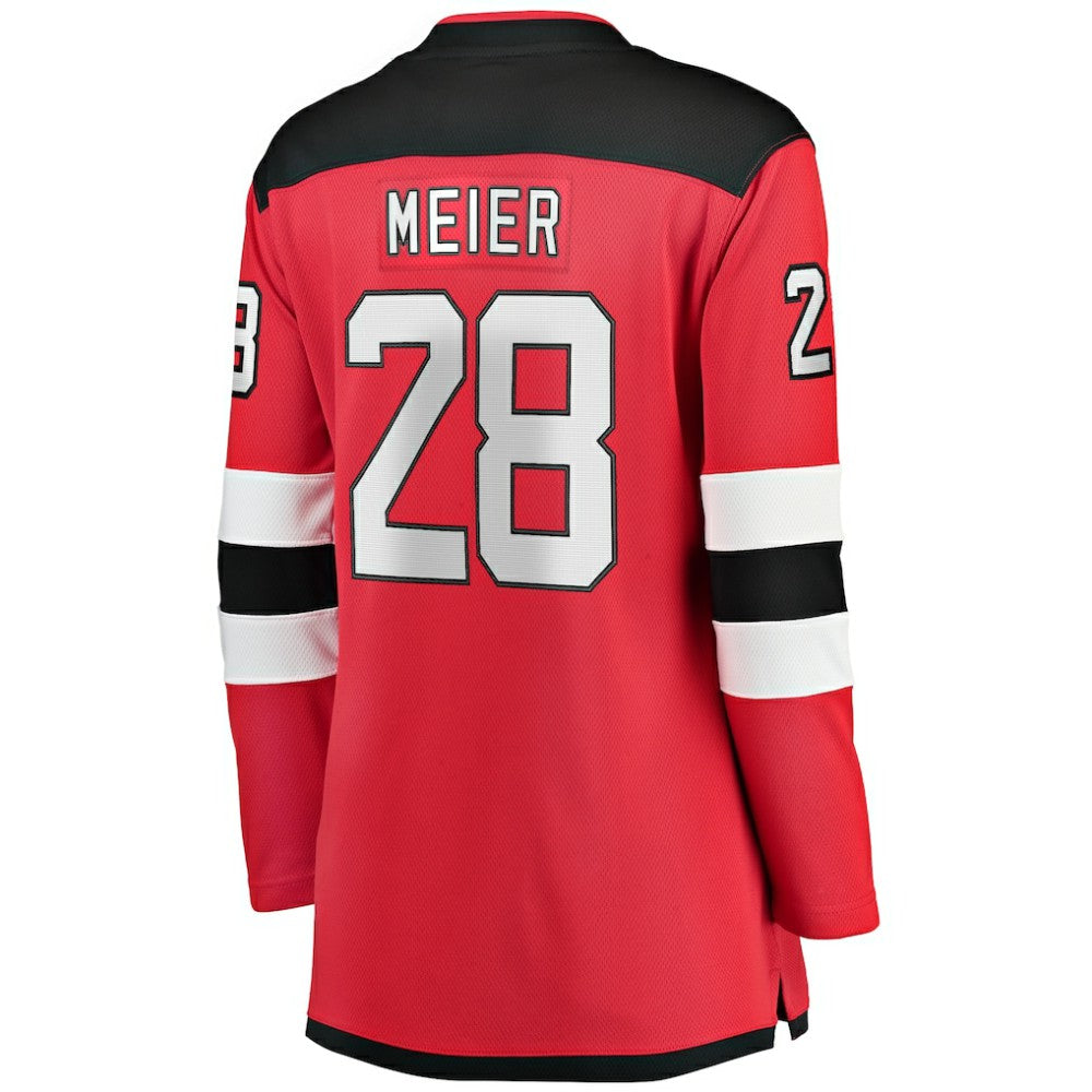 Timo Meier New Jersey Devils Fanatics Women's Home Breakaway Player Jersey