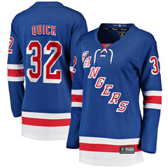 Jonathan Quick New York Rangers Fanatics Women's Home Breakaway Player Jersey
