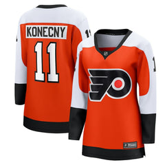 Travis Konecny Philadelphia Flyers Fanatics Women's Home Breakaway Player Jersey