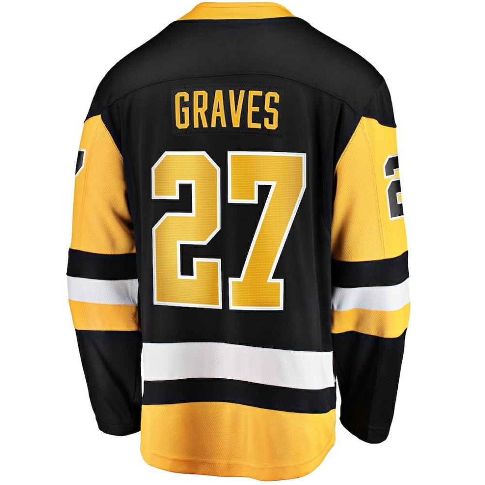 Ryan Graves Pittsburgh Penguins Fanatics Home Breakaway Jersey