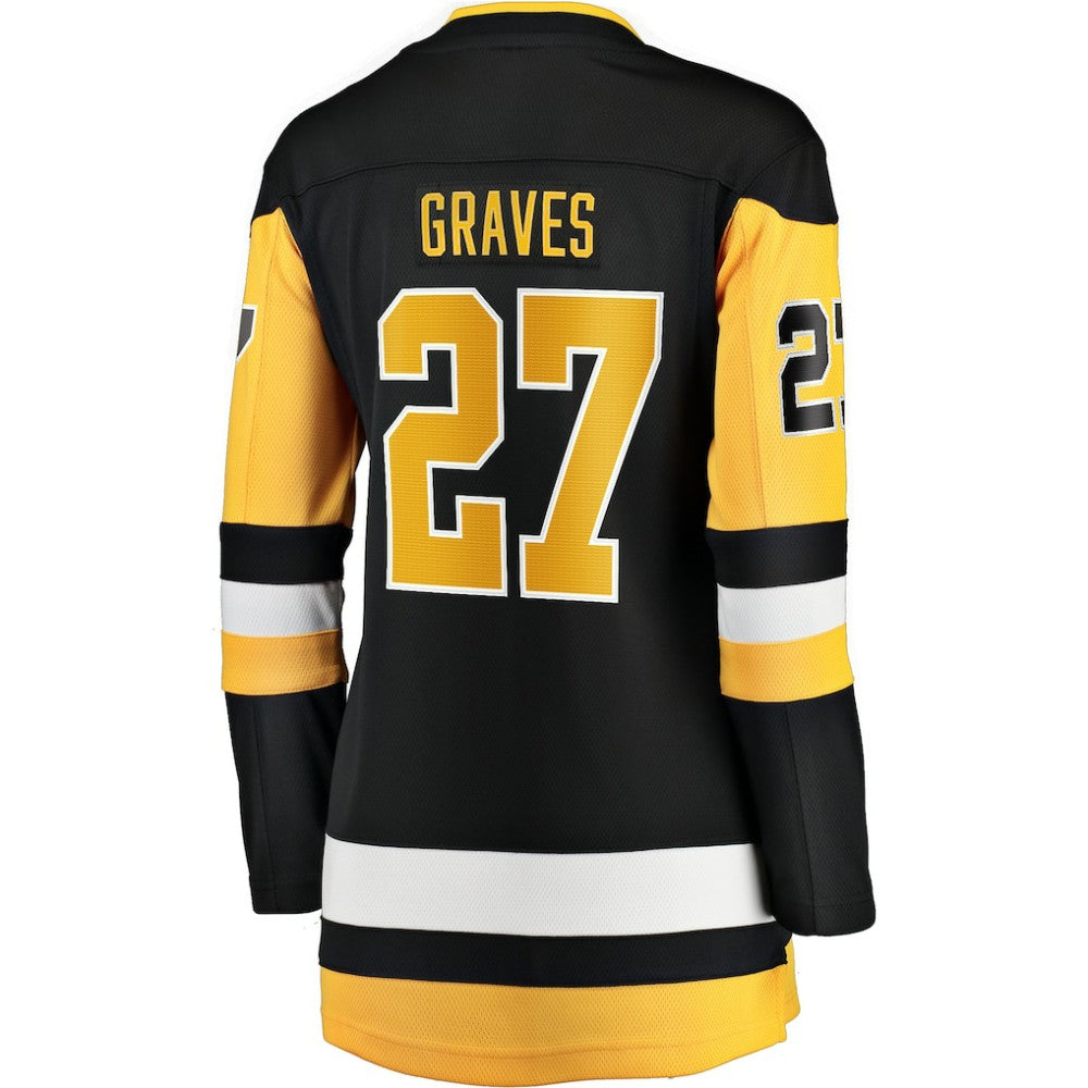 Ryan Graves Pittsburgh Penguins Fanatics Women's Home Breakaway Player Jersey