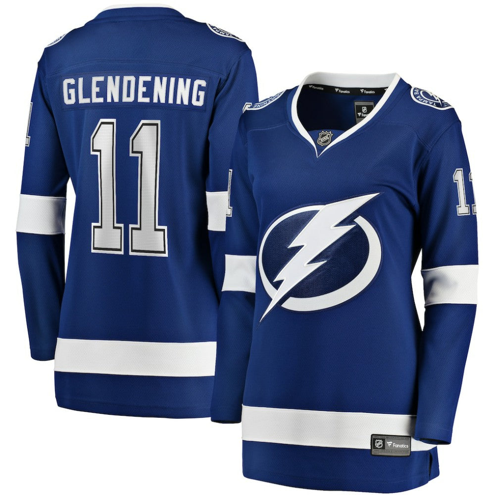 Luke Glendening Tampa Bay Lightning Fanatics Women's Home Breakaway Player Jersey