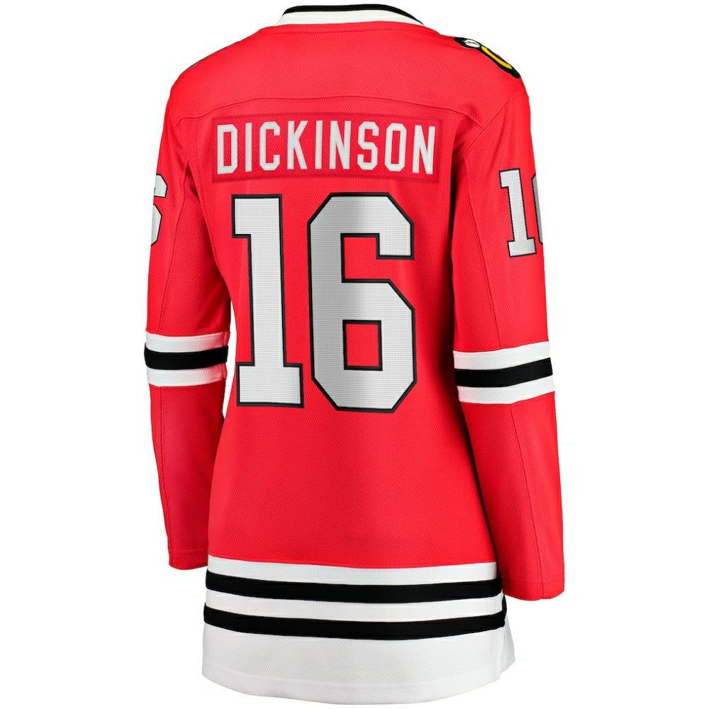 Jason Dickinson Chicago Blackhawks Fanatics Women's Home Breakaway Player Jersey