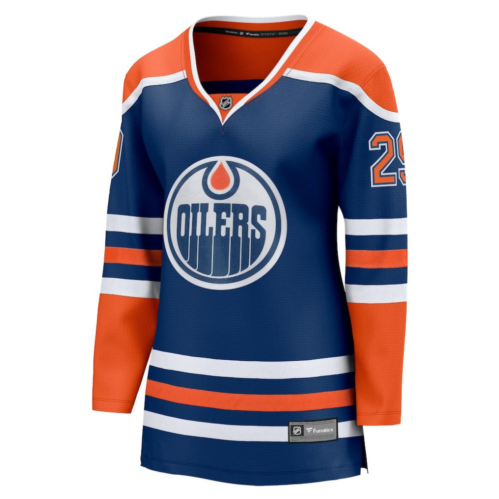 Leon Draisaitl Edmonton Oilers Fanatics Women's Home Breakaway Player Jersey