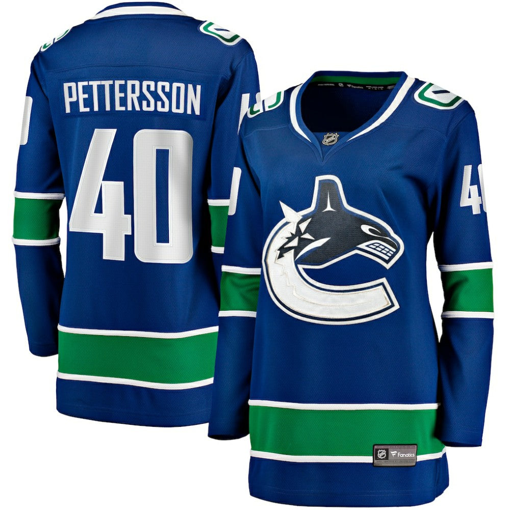 Elias Pettersson Vancouver Canucks Fanatics Women's Home Breakaway Player Jersey