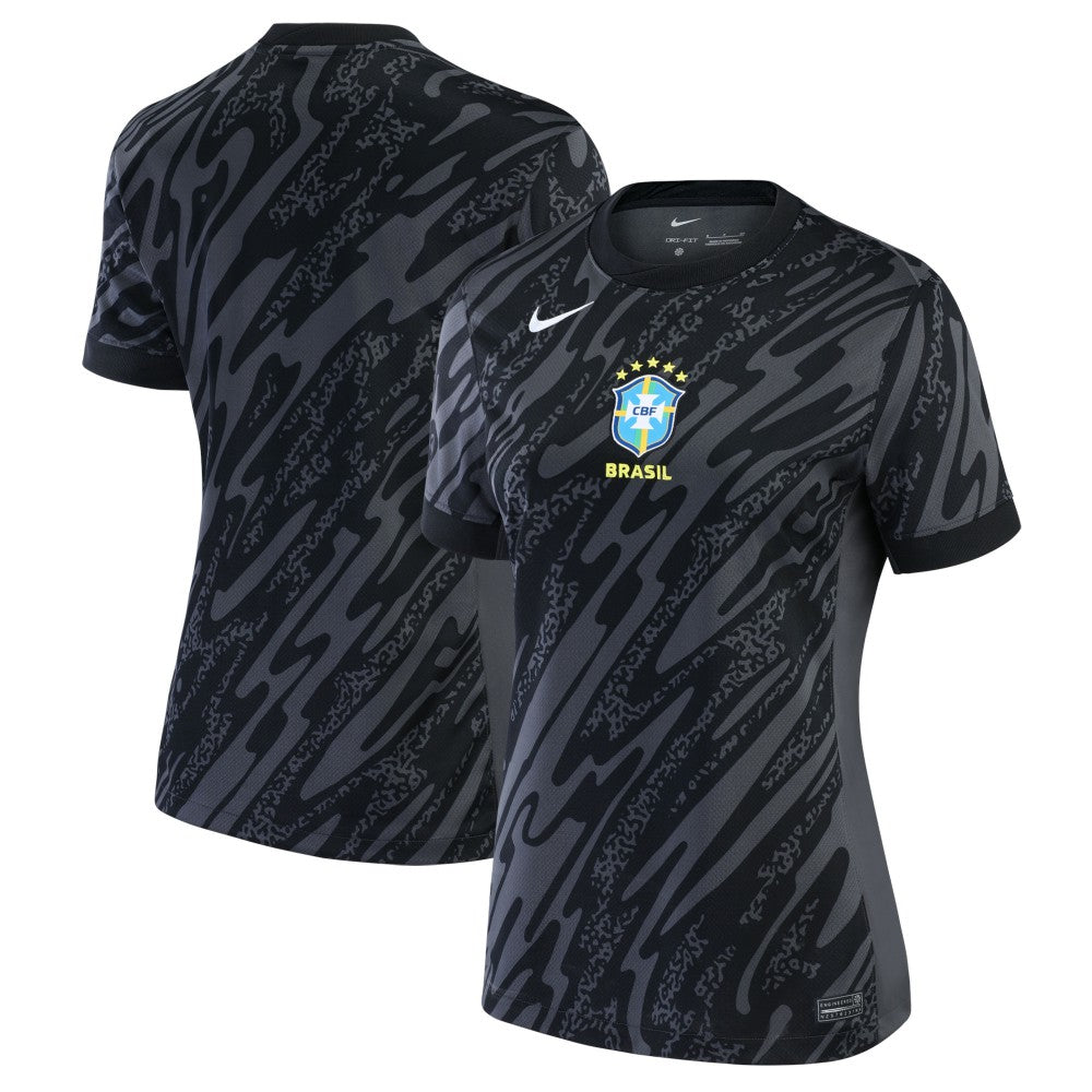 Brazil National Team Women's 2024 Goalkeeper Replica Stadium Jersey / Soccer Outlet