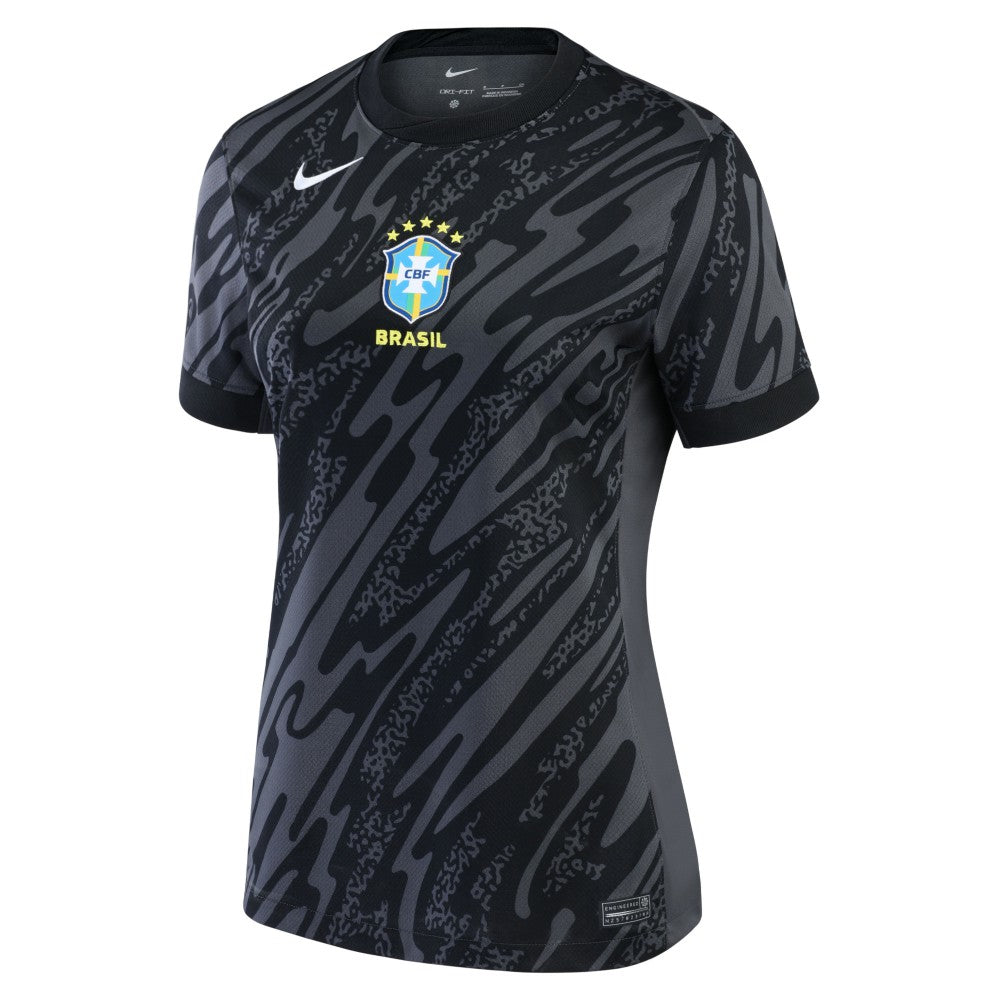 Brazil National Team Women's 2024 Goalkeeper Replica Stadium Jersey / Soccer Outlet