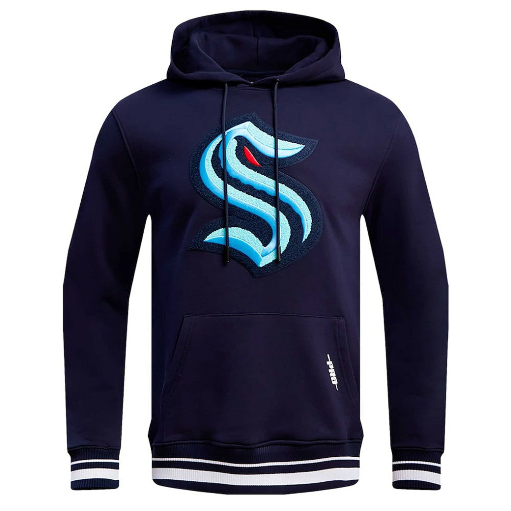 Seattle Kraken Pro Standard Retro Classic Fleece Pullover Hoodie