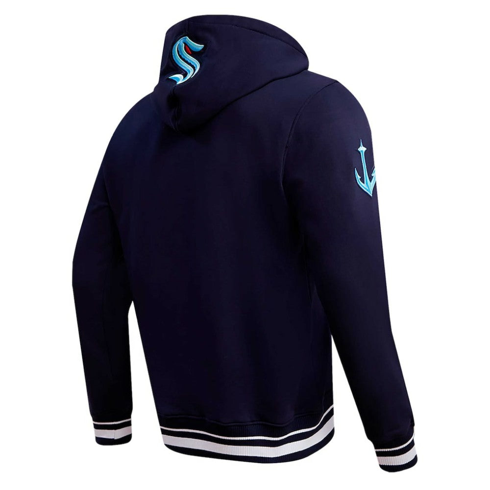 Seattle Kraken Pro Standard Retro Classic Fleece Pullover Hoodie