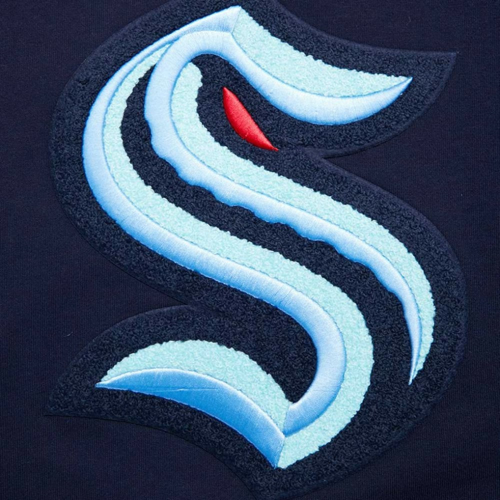 Seattle Kraken Pro Standard Retro Classic Fleece Pullover Hoodie