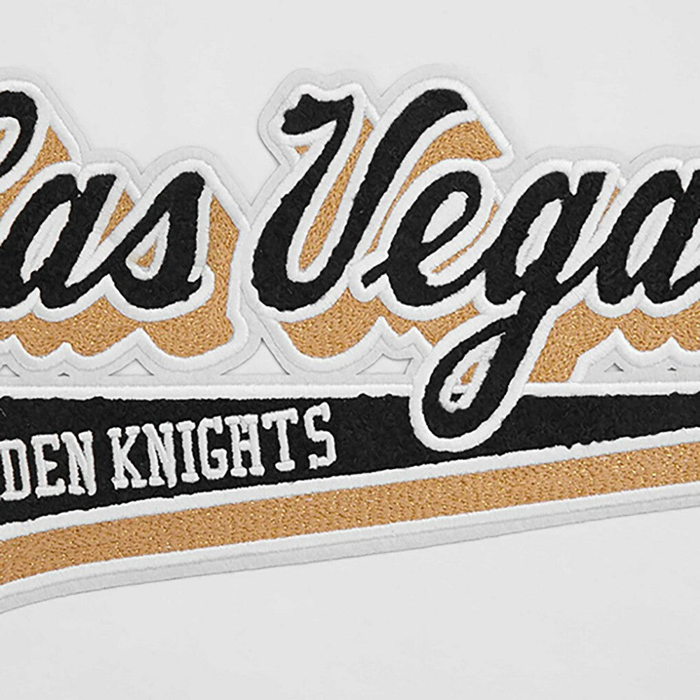 Vegas Golden Knights Pro Standard Women's Boxy Script Tail Cropped T-Shirt