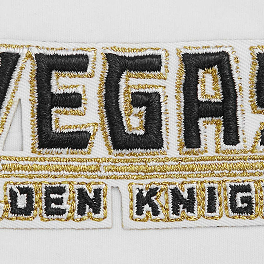 Vegas Golden Knights Pro Standard Women's Boxy Script Tail Cropped T-Shirt