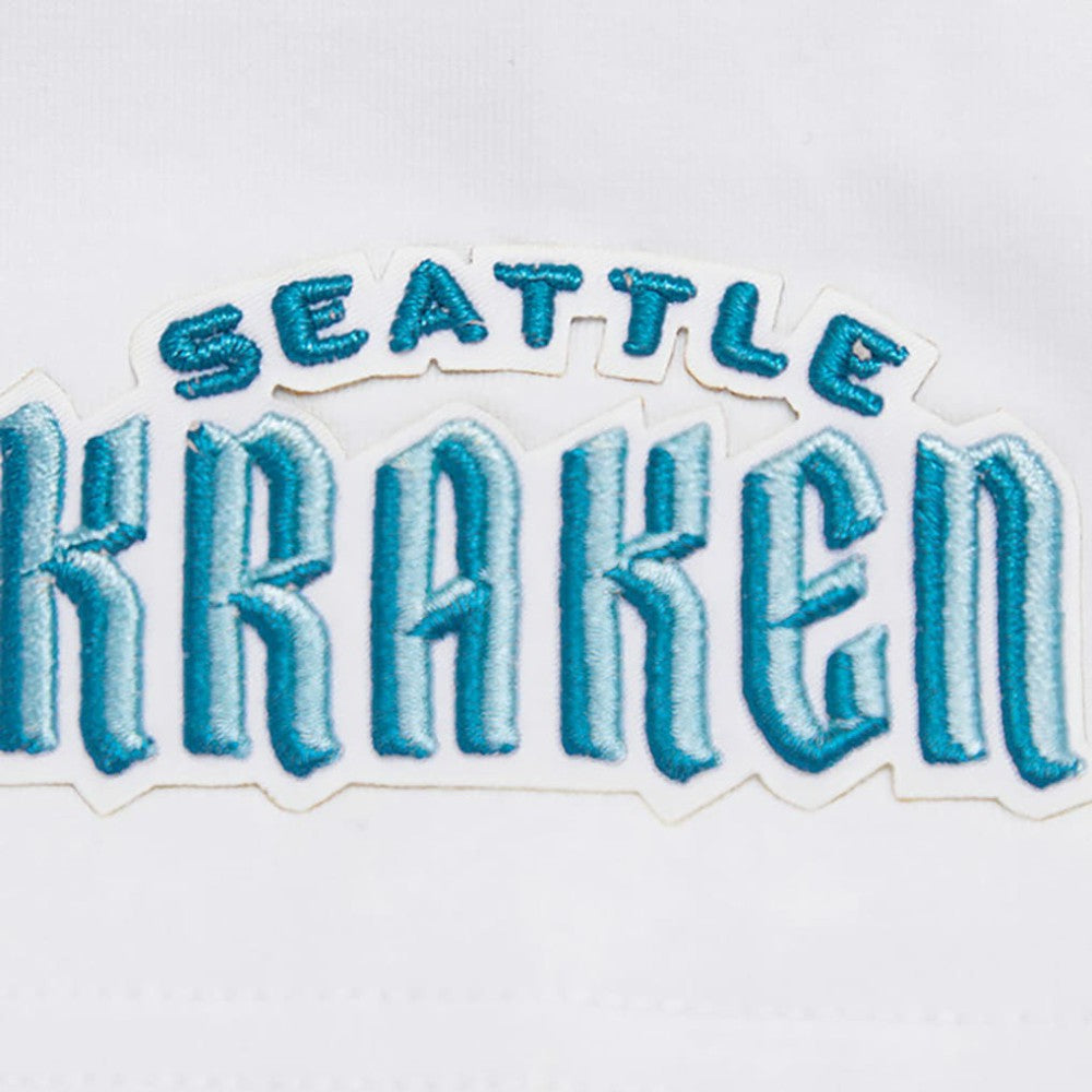 Seattle Kraken Pro Standard Women's Boxy Script Tail Cropped T-Shirt