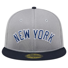 New York Yankees Pivot Mesh 59FIFTY Fitted Hat - Gray | New Era
