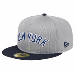 New York Yankees Pivot Mesh 59FIFTY Fitted Hat - Gray | New Era
