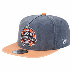 Houston Astros 1986 MLB All-Star Game Pigment Dye Golfer  Snapback Hat - Navy/Orange | New Era