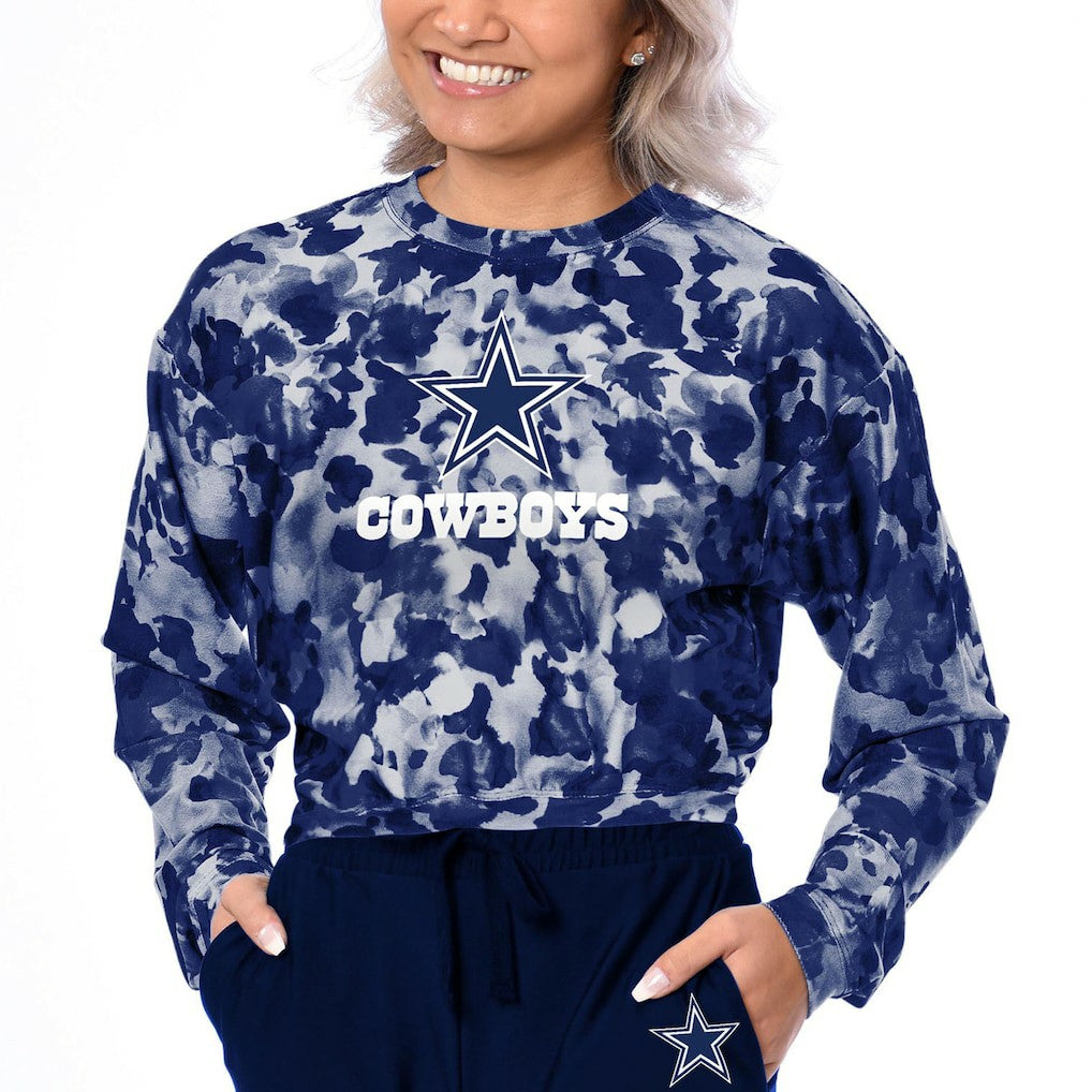 NFL Dallas Cowboys Certo Women's Cropped Long Sleeve T-Shirt