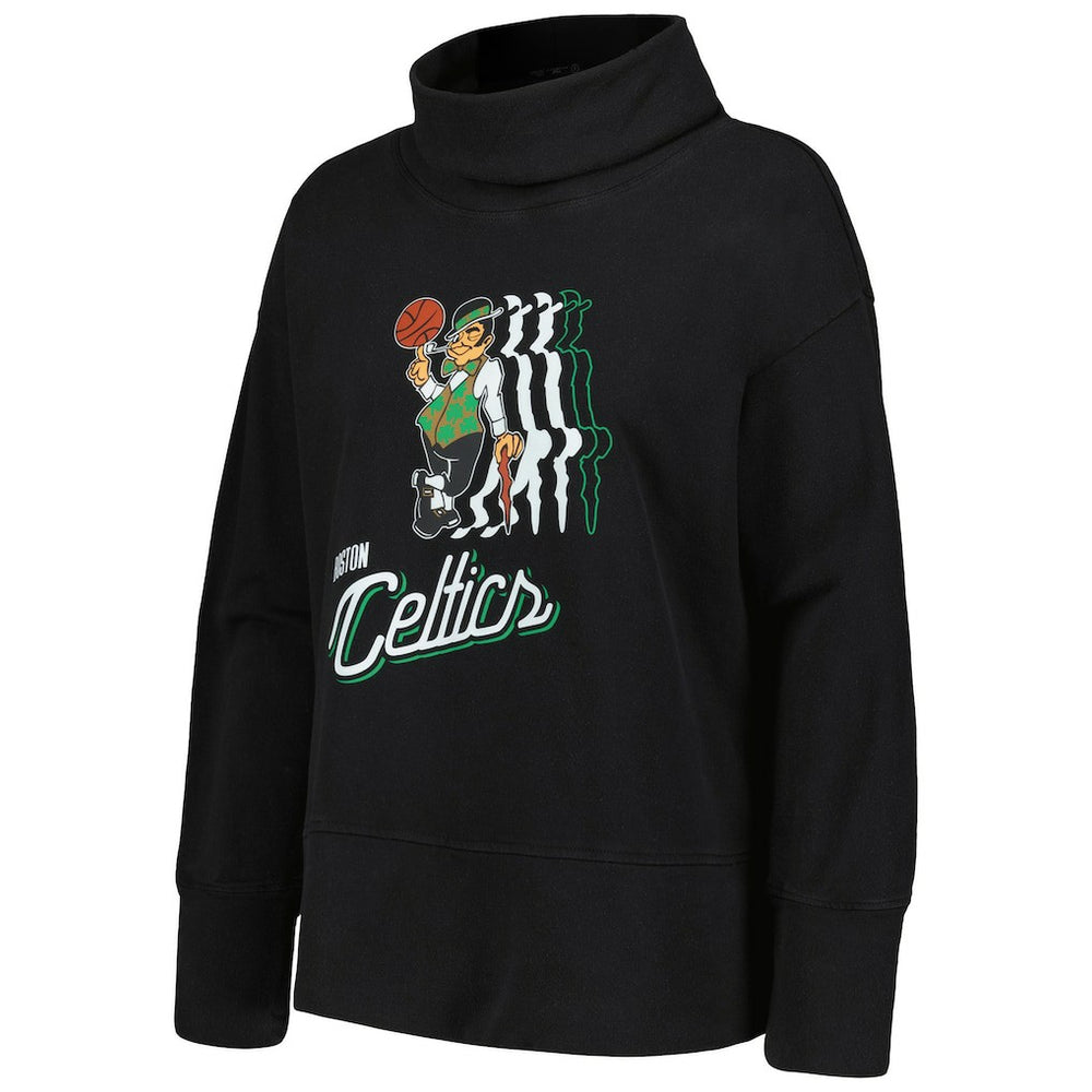 Boston Celtics Levelwear Women's Sunset Pullover Sweatshirt - Black outlet